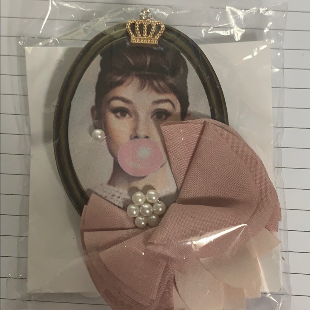 Audrey Hepburn broch and pin
